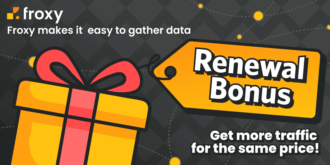 Renewal Bonus, or Your Chance to Get Even More Traffic